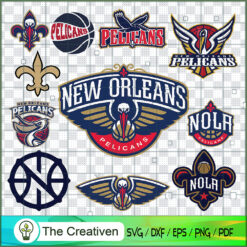 New Orleans Pelicans Logo Bundle, Major League Baseball SVG Bundle, USA Baseball SVG