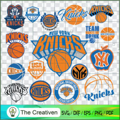 New York Knicks Logo Bundle, Major League Baseball SVG Bundle, USA Baseball SVG