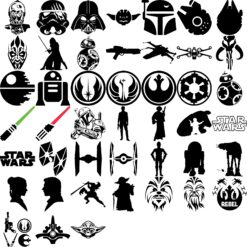 Star Wars Bundle SVG Vol 2 , Star Wars Movie SVG , Star Wars SVG