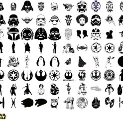 Star Wars Bundle SVG Vol 3 , Star Wars Movie SVG , Star Wars SVG