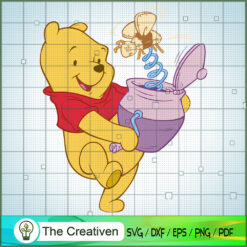 Winnie The Pooh Make Honey SVG, Winnie The Pooh SVG, Disney Cartoon SVG