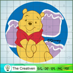 Cute Winnie The Pooh SVG, Winnie The Pooh SVG, Disney Cartoon SVG
