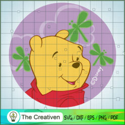 Winnie The Pooh Dragonfly SVG, Winnie The Pooh SVG, Disney Cartoon SVG