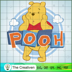 Pooh Panic Logo SVG, Winnie The Pooh SVG, Disney Cartoon SVG