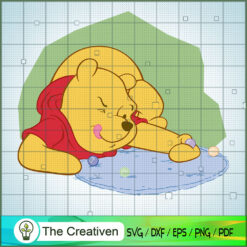 Pooh Play Marbles SVG, Winnie The Pooh SVG, Disney Cartoon SVG