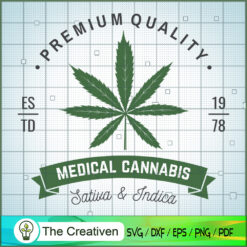 Medical Cannabis 1978 SVG , Cannabis SVG, Pot Leaf SVG, Weed SVG