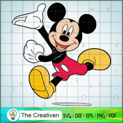 Mickey Mouse Run Speed SVG, Disney Characters SVG, Disney Movie SVG, Cartoon SVG