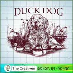 Duck And Dog SVG, Duck SVG, Dog SVG, Pet Lover SVG