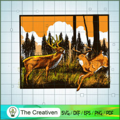 Hunting Deer SVG, Deer SVG, Animals SVG