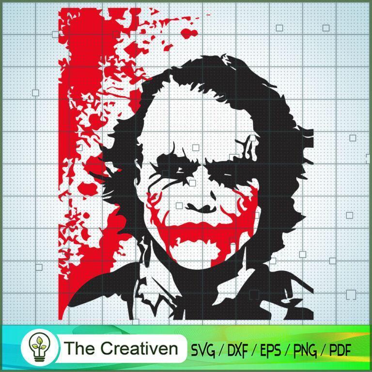 Scary Joker Face SVG, Joker And Harley Quinn SVG, Suicide Squad SVG ...