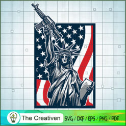 Liberty Enlightening Have Gun SVG, US Liberty SVG, Libertas SVG