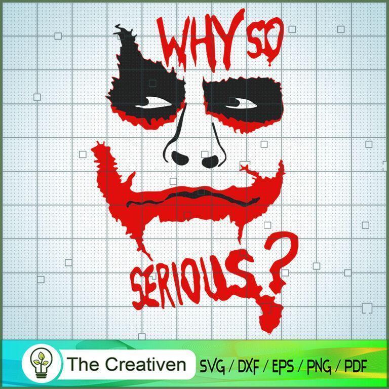 Why So Serious Ha Ha Ha SVG, Joker And Harley Quinn SVG, Suicide Squad ...