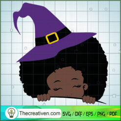 Black Witch SVG, Halloween SVG, Scary SVG, Horror SVG