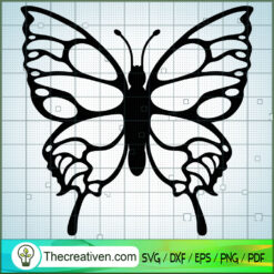 Butterfly Outline Vol 3 SVG Free, Butterfly SVG Free, Free SVG For Cricut Silhouette