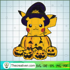 Pikachu Halloween SVG, Pikachu SVG, Halloween SVG