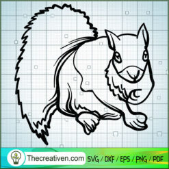 Squirrel Vol 5 SVG Free, Squirrel SVG Free, Free SVG For Cricut Silhouette