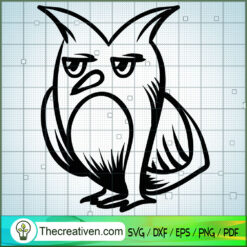 Owl Vol 2 SVG Free, Owl SVG Free, Free SVG For Cricut Silhouette