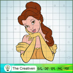 Belle Princess SVG, Beauty And The Beast SVG, Cartoon Movie SVG, Disney SVG