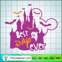 Best Dad Ever Disney Castle SVG, Disney Halloween SVG, Mickey And Minnie SVG