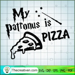 My Patronus Is Pizza SVG, Hogwarts SVG, Harry Potter SVG