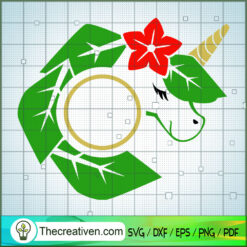 Green Head Unicorn SVG Free, Unicorn SVG Free, Free SVG For Cricut Silhouette