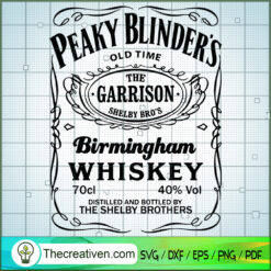 Birmingham Whiskey SVG, Peaky Blinders SVG, Gangster SVG