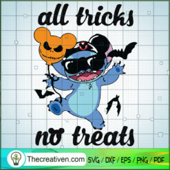 All Tricks No Treats SVG, Scary SVG, Halloween SVG