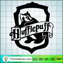 Hufflepuff Logo SVG, Hogwarts SVG, Harry Potter SVG