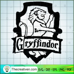 Gryffindor Logo SVG, Hogwarts SVG, Harry Potter SVG
