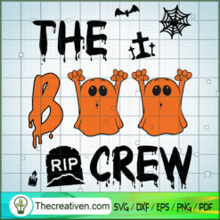 The Boo Crew Ghost Halloween SVG, Horror SVG, Halloween SVG, Scary SVG