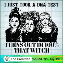 I Just Took a Dna Test Turns out Im 100% SVG, Halloween SVG, Horror SVG, Halloween Scary SVG