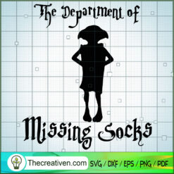 The Department Of Missing Socks SVG, Hogwarts SVG, Harry Potter SVG