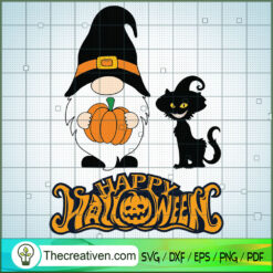 Happy Halloween Gnomes SVG, Horror SVG, Halloween SVG, Scary SVG