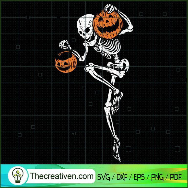 Skeleton And Pumpkin SVG, Horror SVG, Halloween SVG, Halloween Scary ...