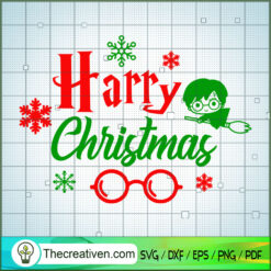Harry Christmas SVG, Hogwarts SVG, Harry Potter SVG