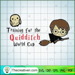 Training For The Quidditch World Cup SVG, Hogwarts SVG, Harry Potter SVG