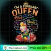 Aquarius African Pride Black Queen February Birthday T Shirt copy