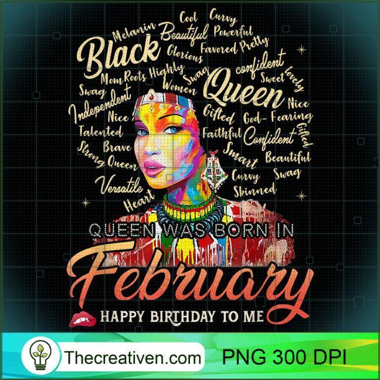 Queens Are Born In February Aquarius Pisces Black Queen Png, Afro Women 