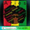 Aries Pride Black Woman Afro Horoscope Zodiac TShirt copy