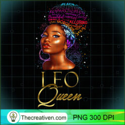 Beautiful African American Leo Queen Natural Hair Women PNG, Afro Women PNG, Leo Queen PNG, Black Women PNG