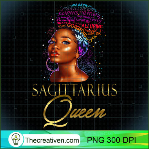 Beautiful African American Sagittarius Queen Natural Hair Sweatshirt copy