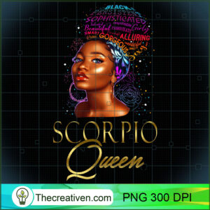 Beautiful African American Scorpio Queen Natural Hair Women PNG, Afro ...