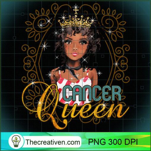 Black Queen Birthday Gift Horoscope Zodiac CANCER Long Sleeve T Shirt copy