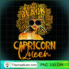 Black Women Afro Hair Art Capricorn Queen Capricorn Birthday T Shirt copy