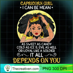 Capricorn Girls Black Queen December January PNG, Afro Women PNG, Capricorn Queen PNG, Black Women PNG