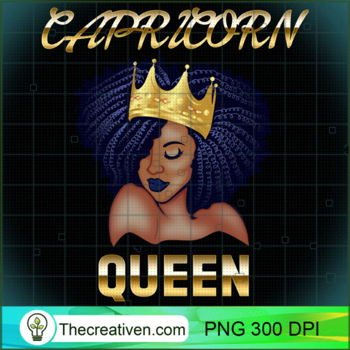 Capricorn Queen Born December January Black Queen Birthday Long Sleeve T Shirt copy