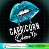 Capricorn Queen Lips Chain Zodiac Astrology Symbol Womens Long Sleeve T Shirt copy