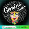Gemini Black Queen Shirt Birthday Gift Melanin Black Girl T Shirt copy