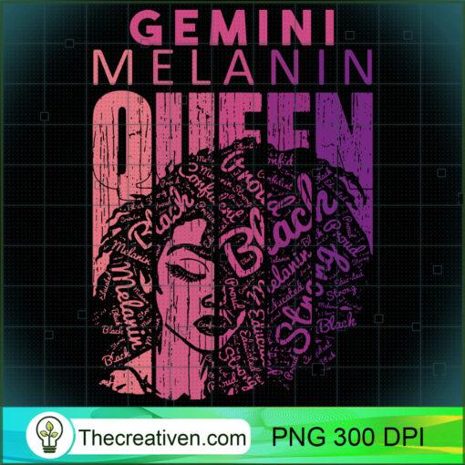 Gemini Melanin Queen Strong Black Woman Zodiac Horoscope Pullover Hoodie copy
