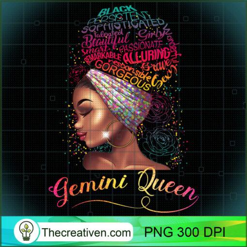 Gemini Queen Afro Women May June Zodiac Melanin Birthday Pullover Hoodie copy
